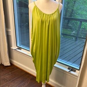 Young Fabulous & Broke Neon Green Victoria Dress NWT 💯 Viscose